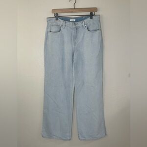 Vince wide leg straight leg denim jeans